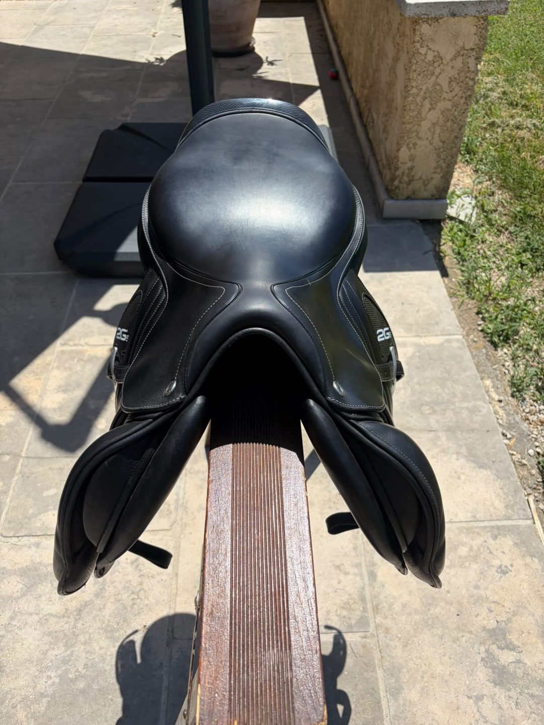 Selle CWD 2G's 17 pouces cuir noir, média 4