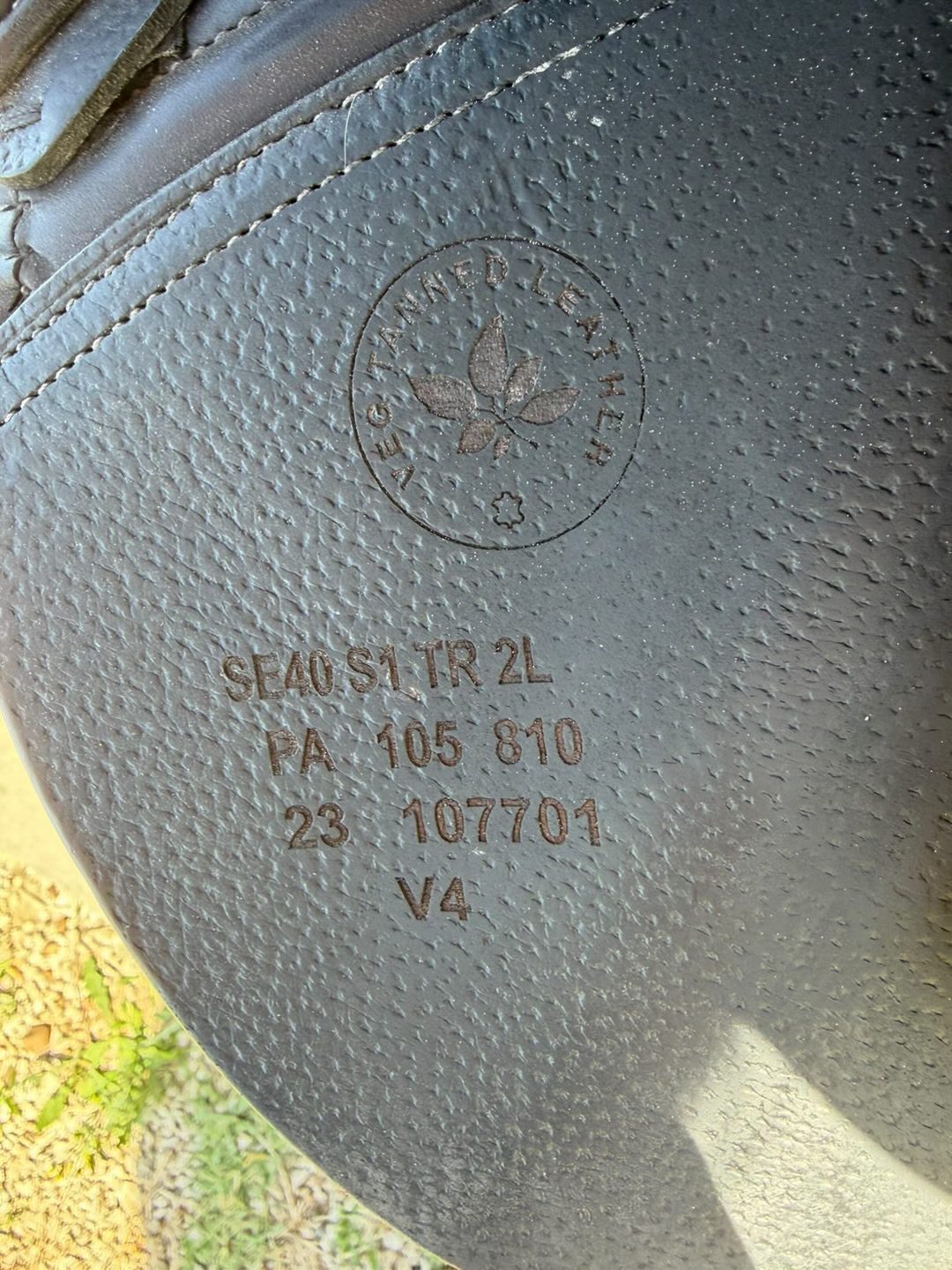Selle CWD 2G's 17 pouces cuir noir, média 6