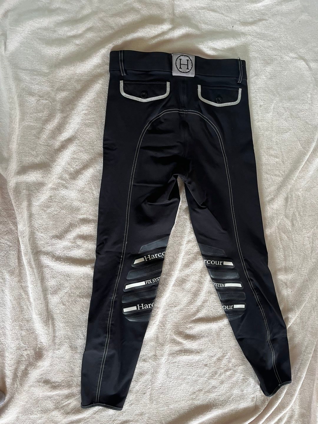 Pantalon d’équitation Harcour – Taille 34 – Noir – Bon état, média 4