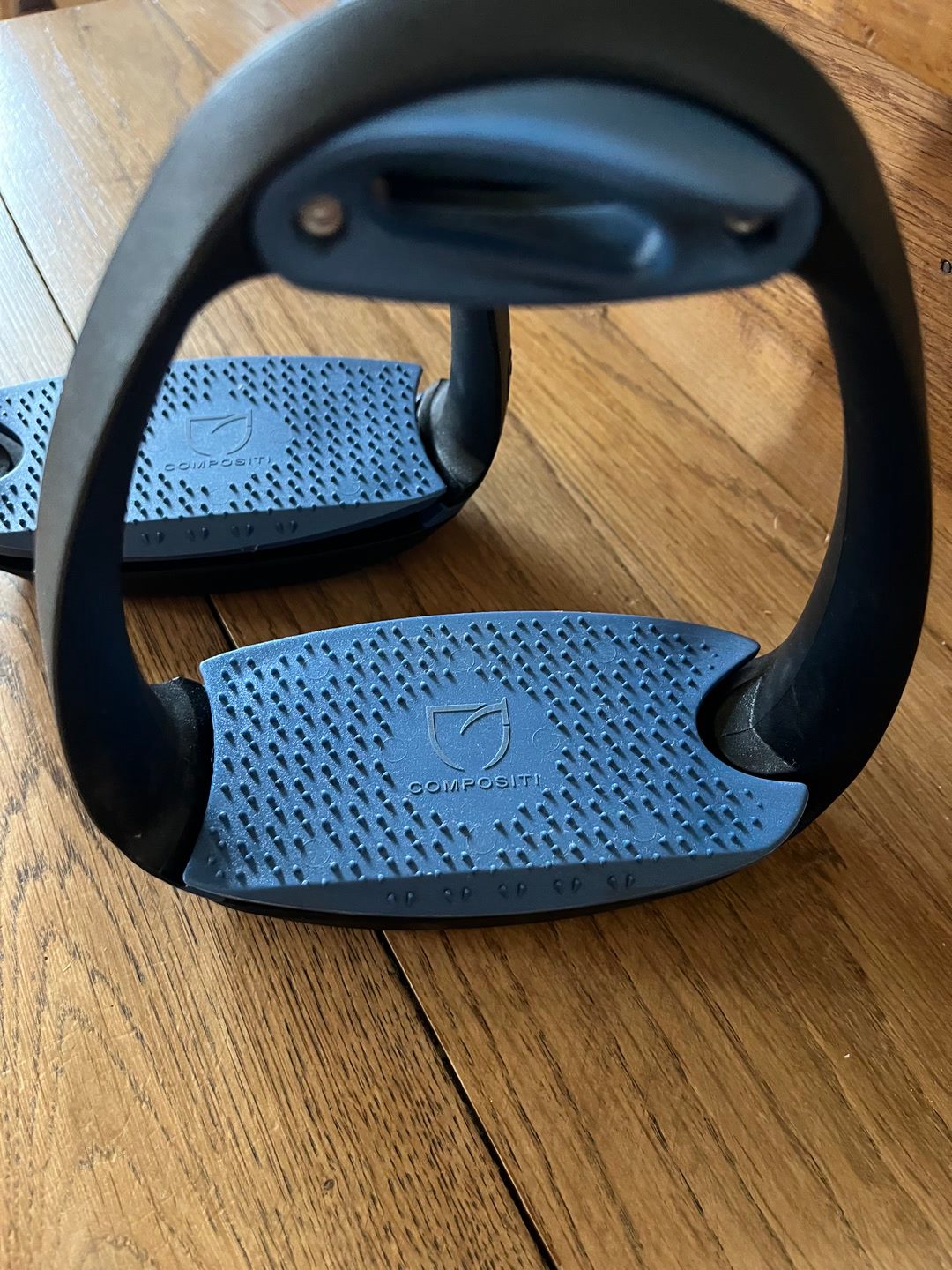 Étriers Compositi Eole Soft – Bleu/Noir – Excellent état, média 2
