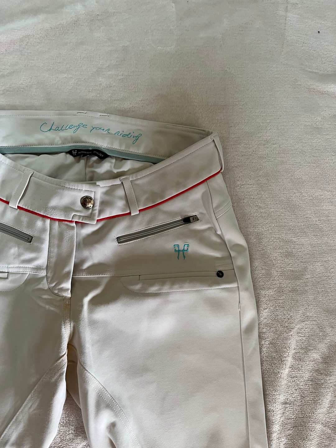 Pantalon d’équitation Horse Pilot – Taille M – Fond peau – État satisfaisant, média 2