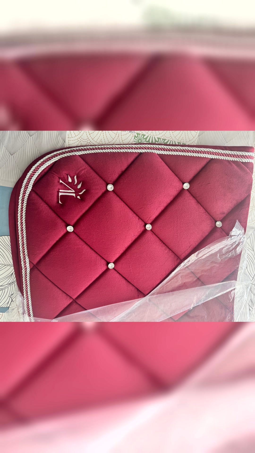 Tapis AL bordeaux neuf jamais utilisé, média 3