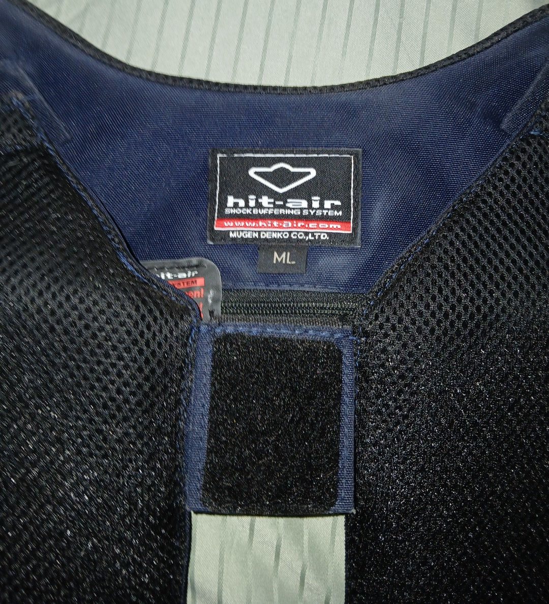 Gilet airbag Hit Air léger bleu marine, média 7