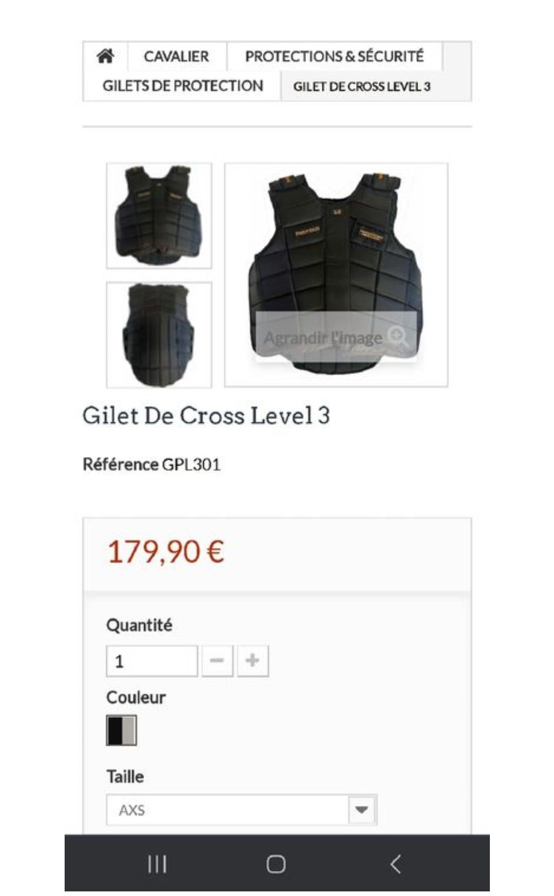 Gilet d'équitation TdeT, média 9