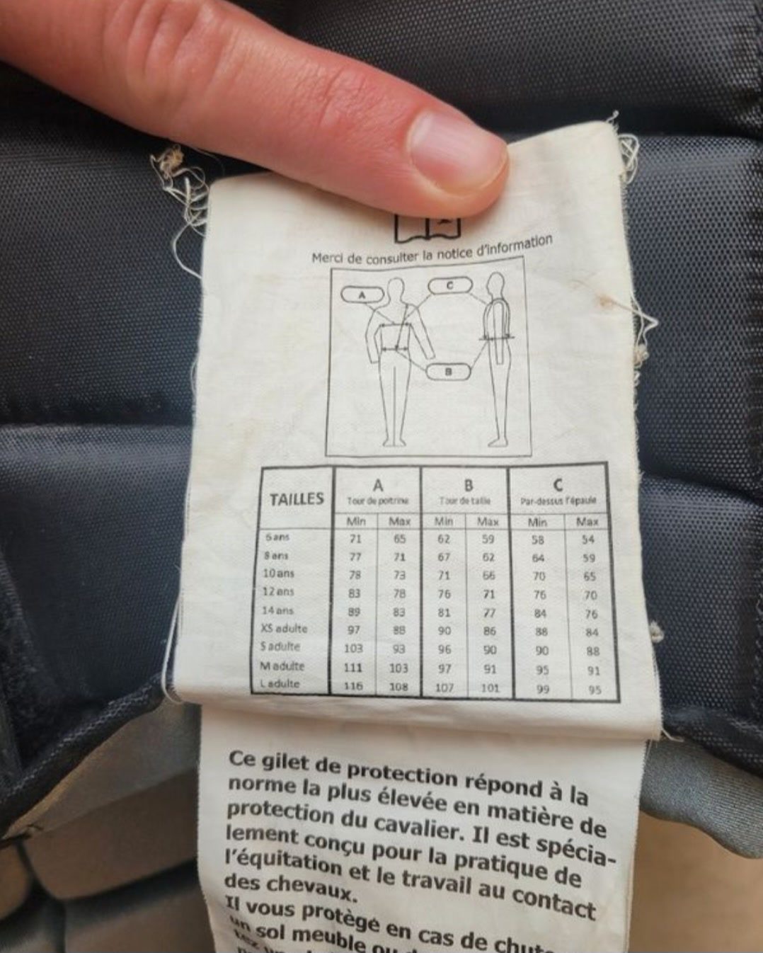 Gilet d'équitation TdeT, média 8