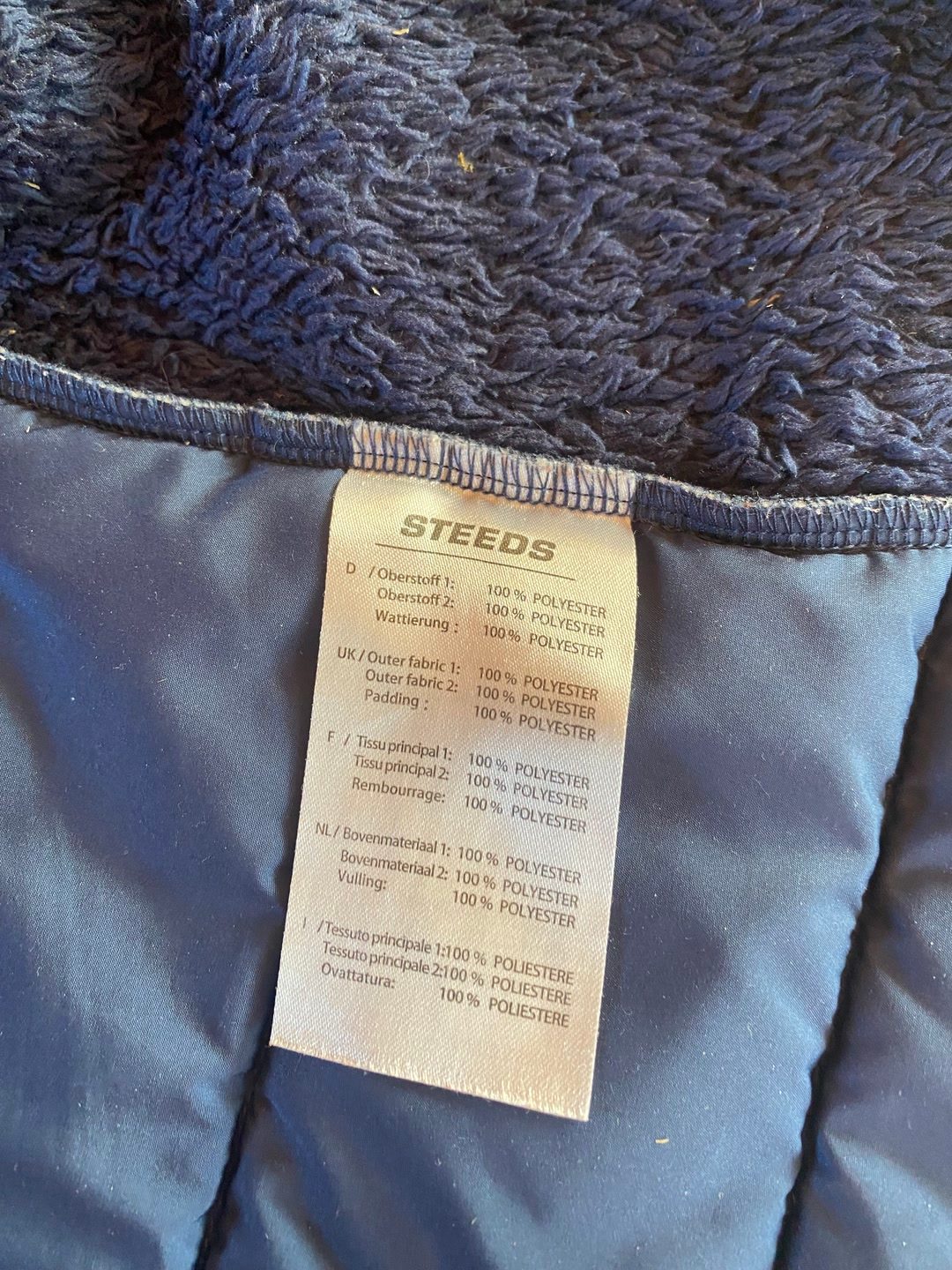 Veste sans manches Steed bleue 12 ans, média 5