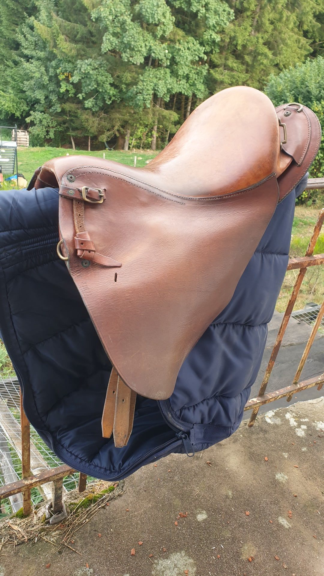 Selle islandais 16,5' cuir, média 3