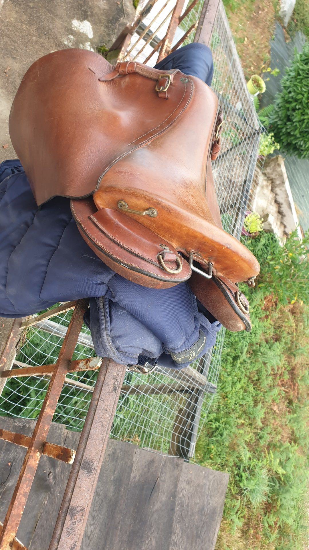 Selle islandais 16,5' cuir, média 2