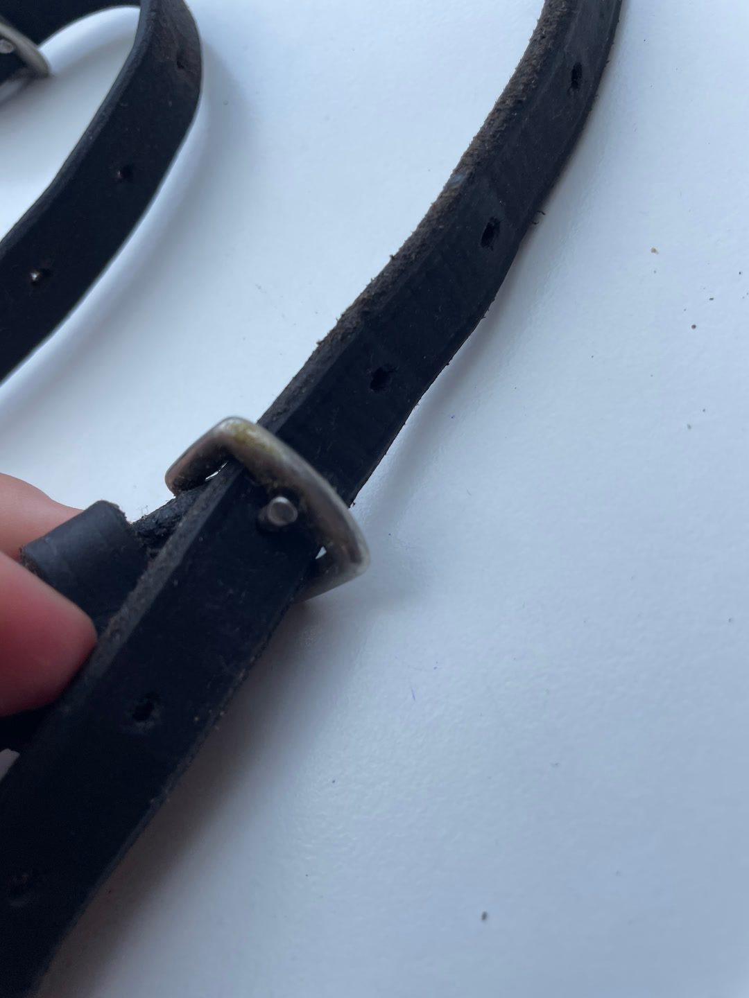 Muserole mexicaine cuir marron, média 4