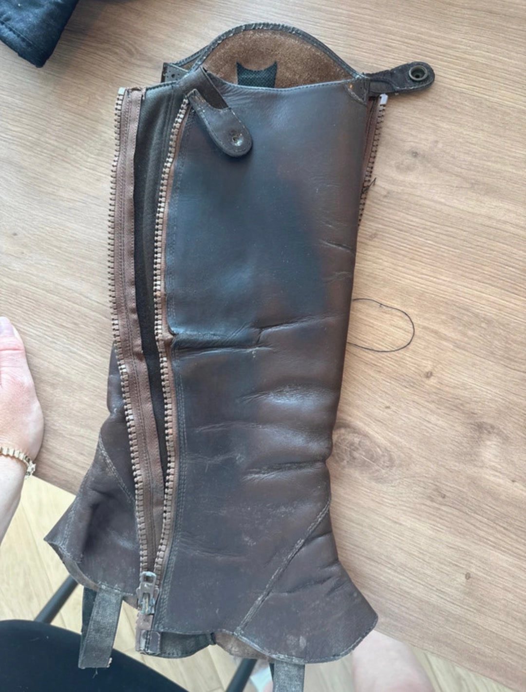 Chaps TUCCI marron – Taille S+, média 5