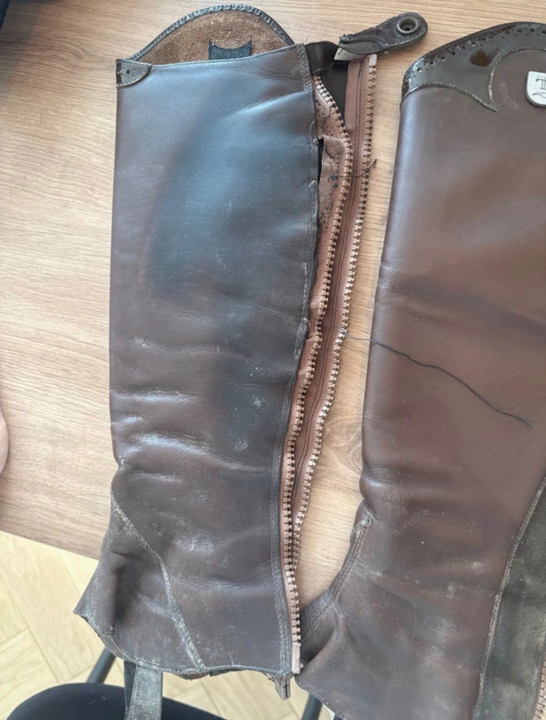 Chaps TUCCI marron – Taille S+, média 4