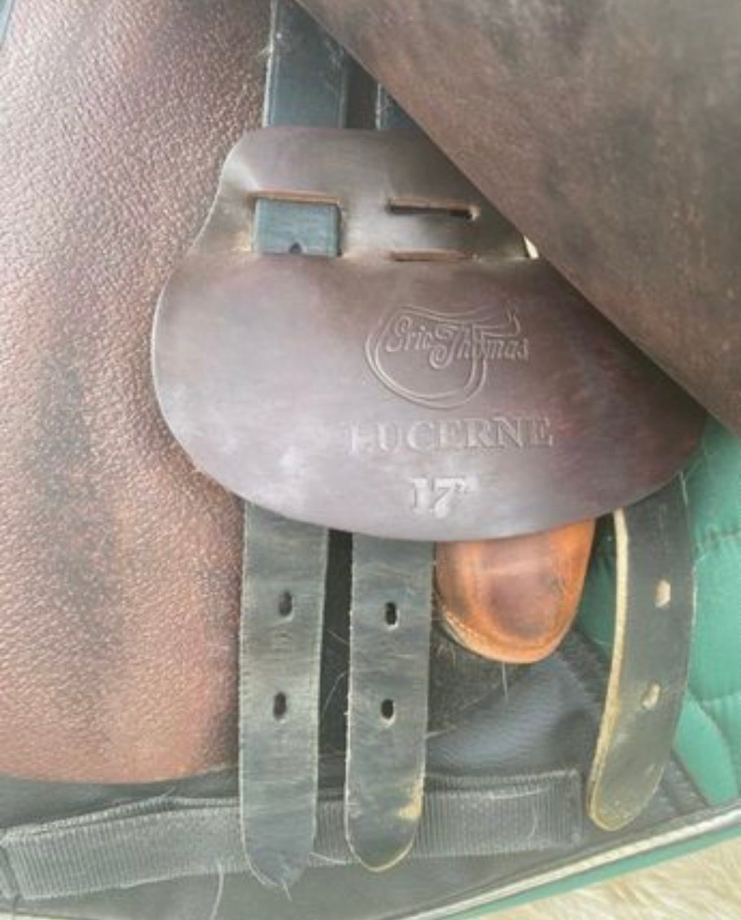 Selle mixte équitation Eric Thomas 17 pouces, média 3