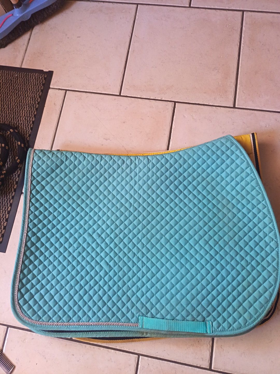 Tapis bleu clair OHP, média 2