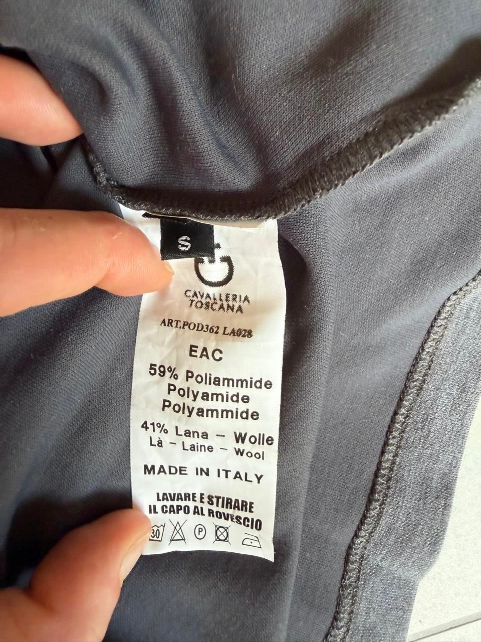 Polo training Cavalleria Toscana Tech Wool gris - Taille S - Neuf avec étiquette, média 8