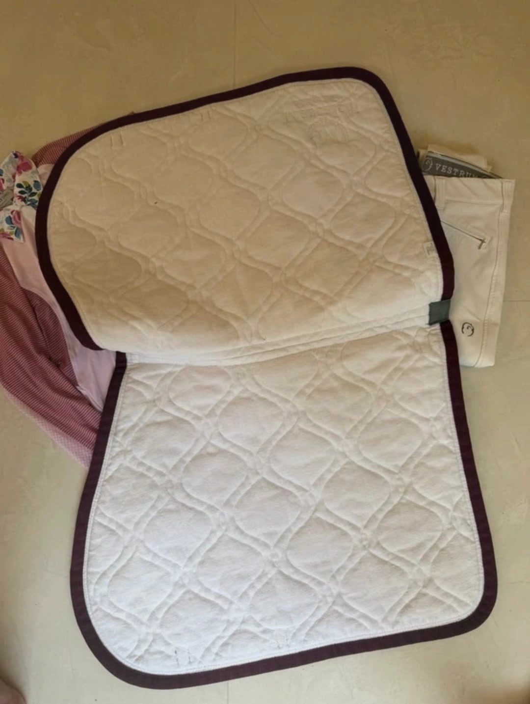Ensemble tapis de selle + bonnet Mascalchi – Taille cheval, média 6
