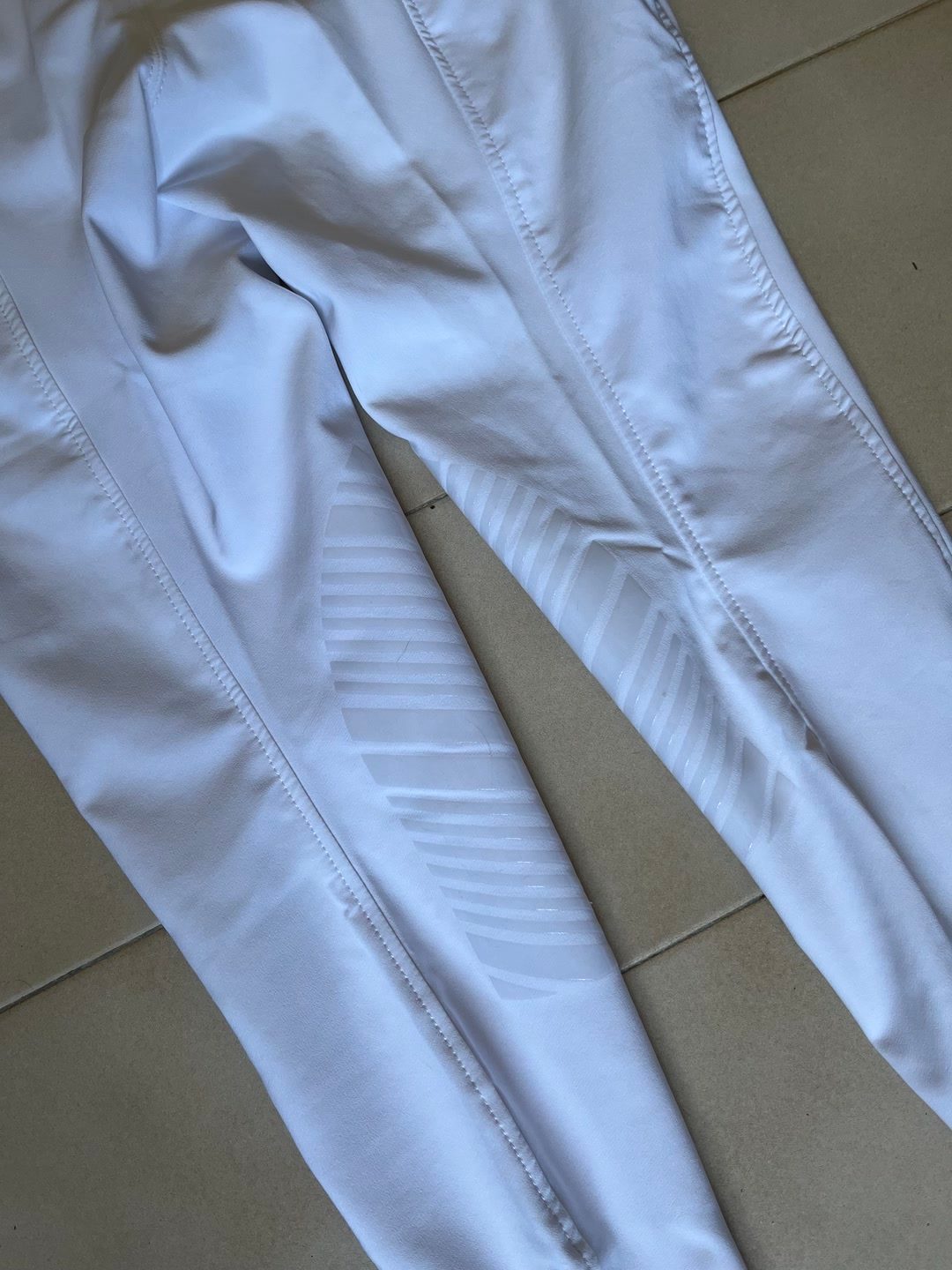 Pantalon de concours blanc HKM, média 5