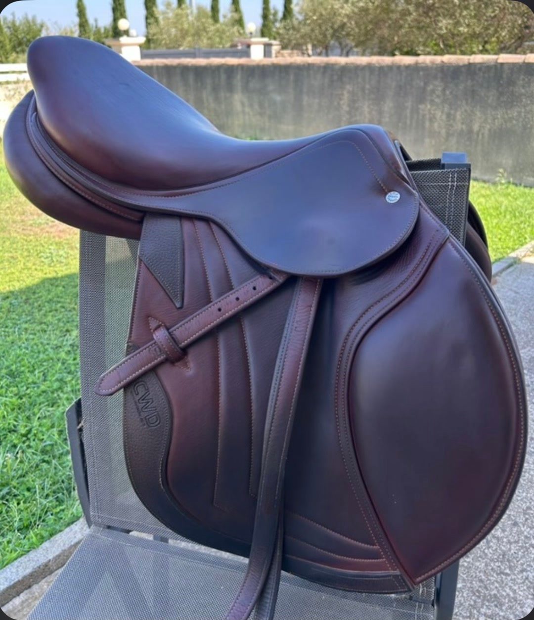 Selle CWD SE01 17,5" – Excellent état – Cuir chocolat, média 2