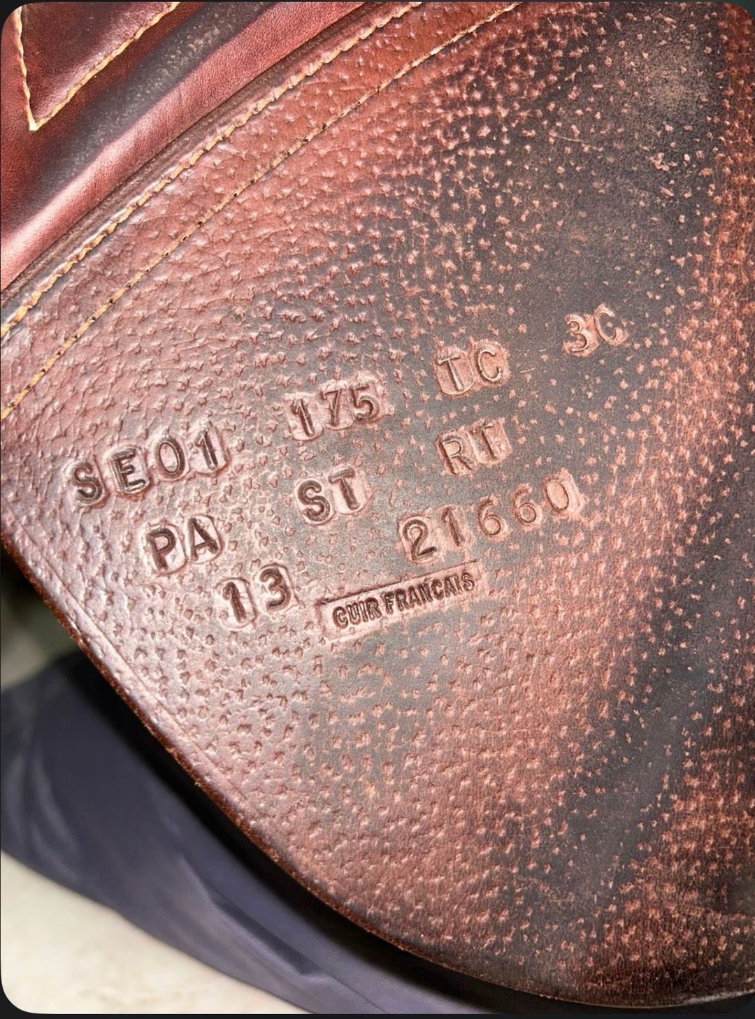 Selle CWD SE01 17,5" – Excellent état – Cuir chocolat, média 3