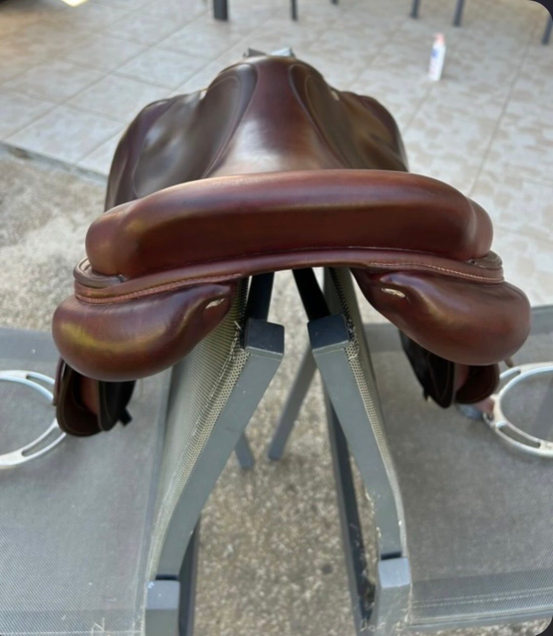 Selle CWD SE01 17,5" – Excellent état – Cuir chocolat, média 5