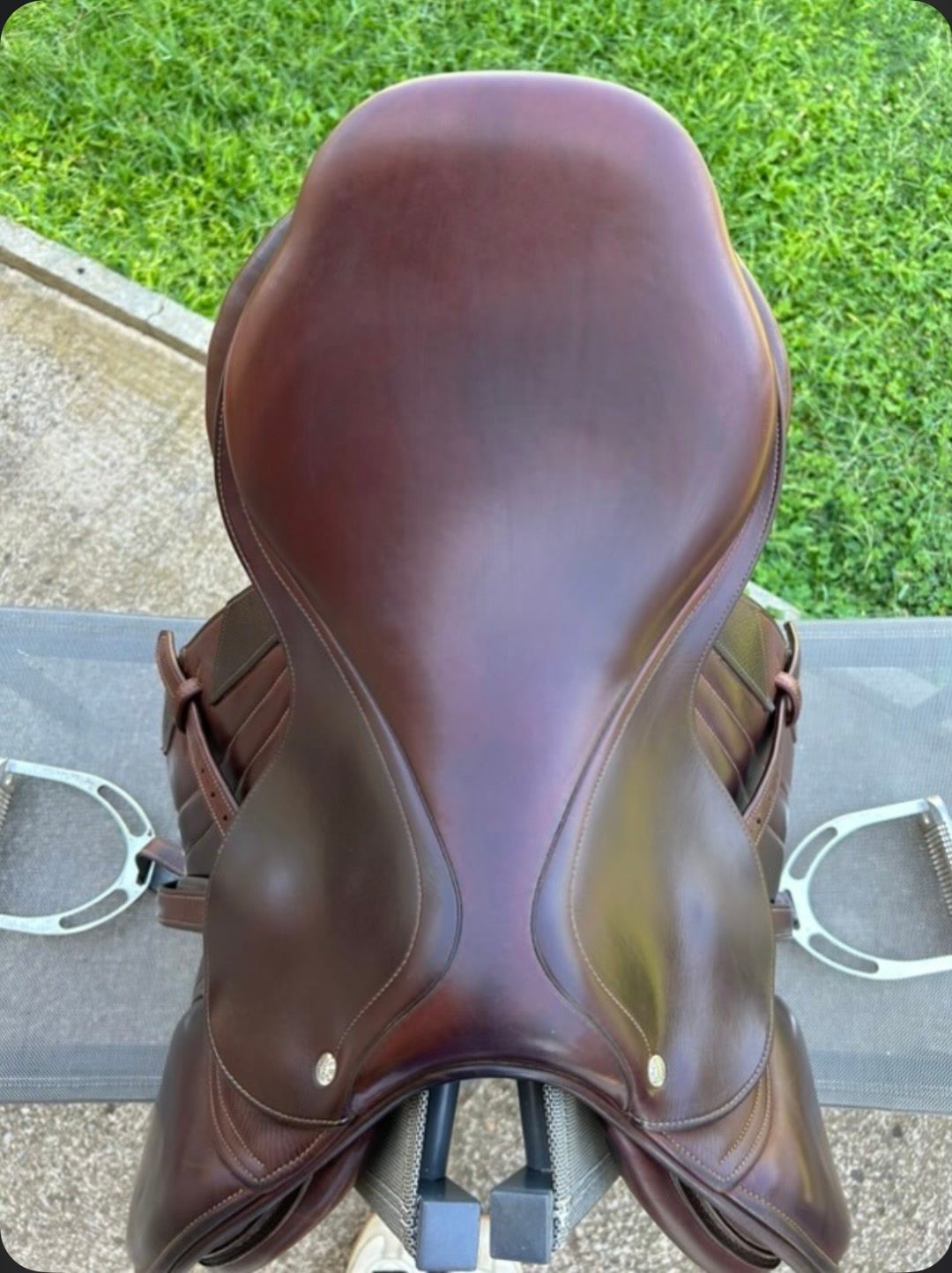 Selle CWD SE01 17,5" – Excellent état – Cuir chocolat, média 4