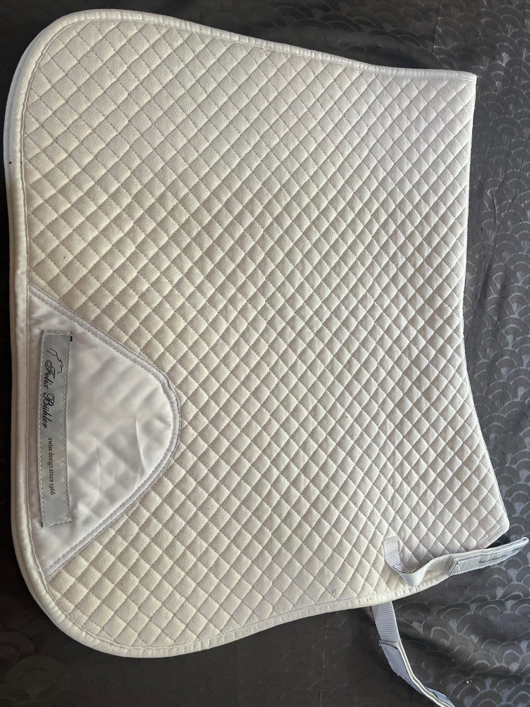 TAPIS DRESSAGE BLANC, média 2