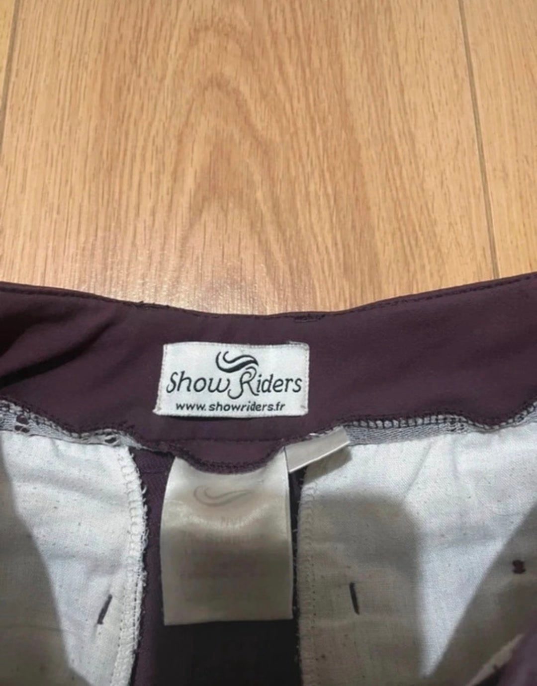 Pantalon d’équitation rouge bordeaux, média 4
