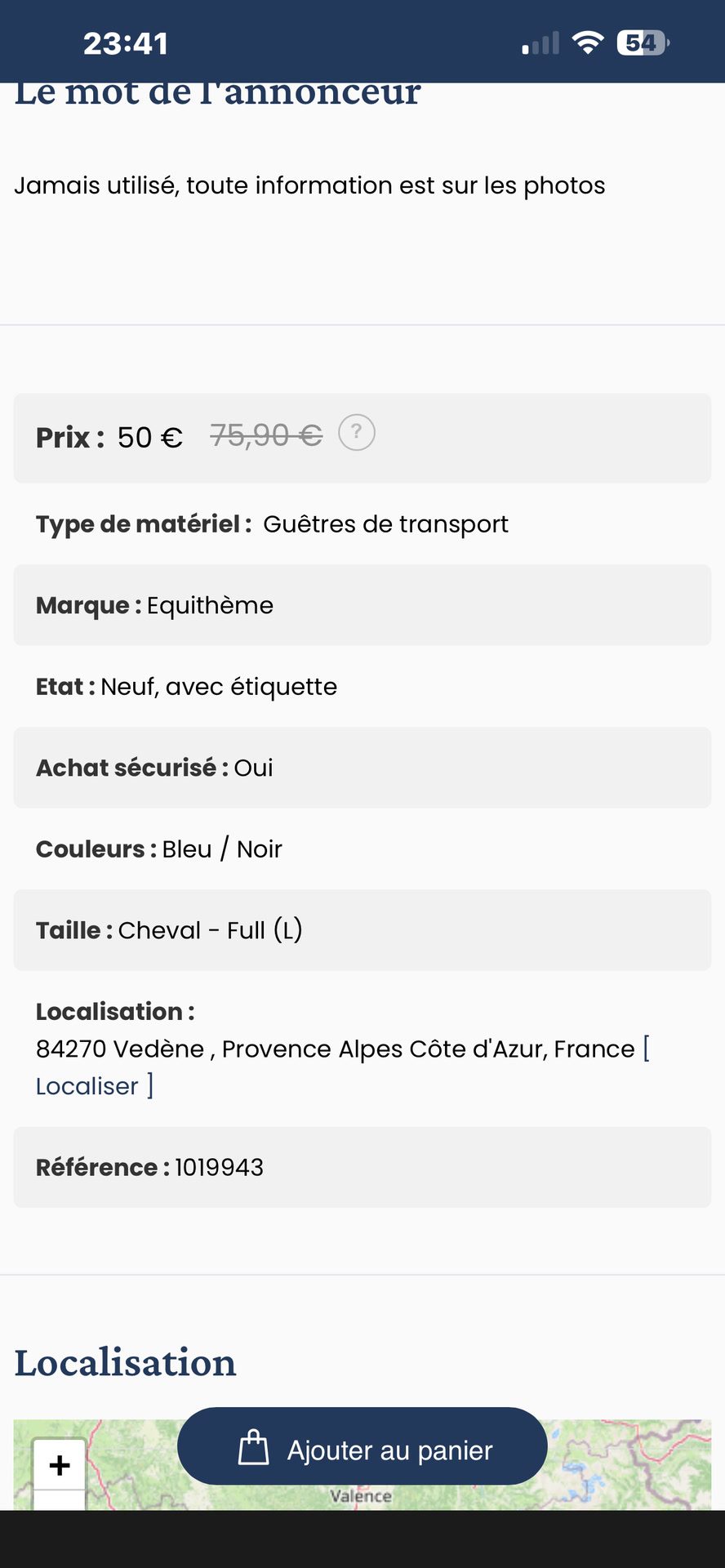 Guêtres de transport Équithème, média 6