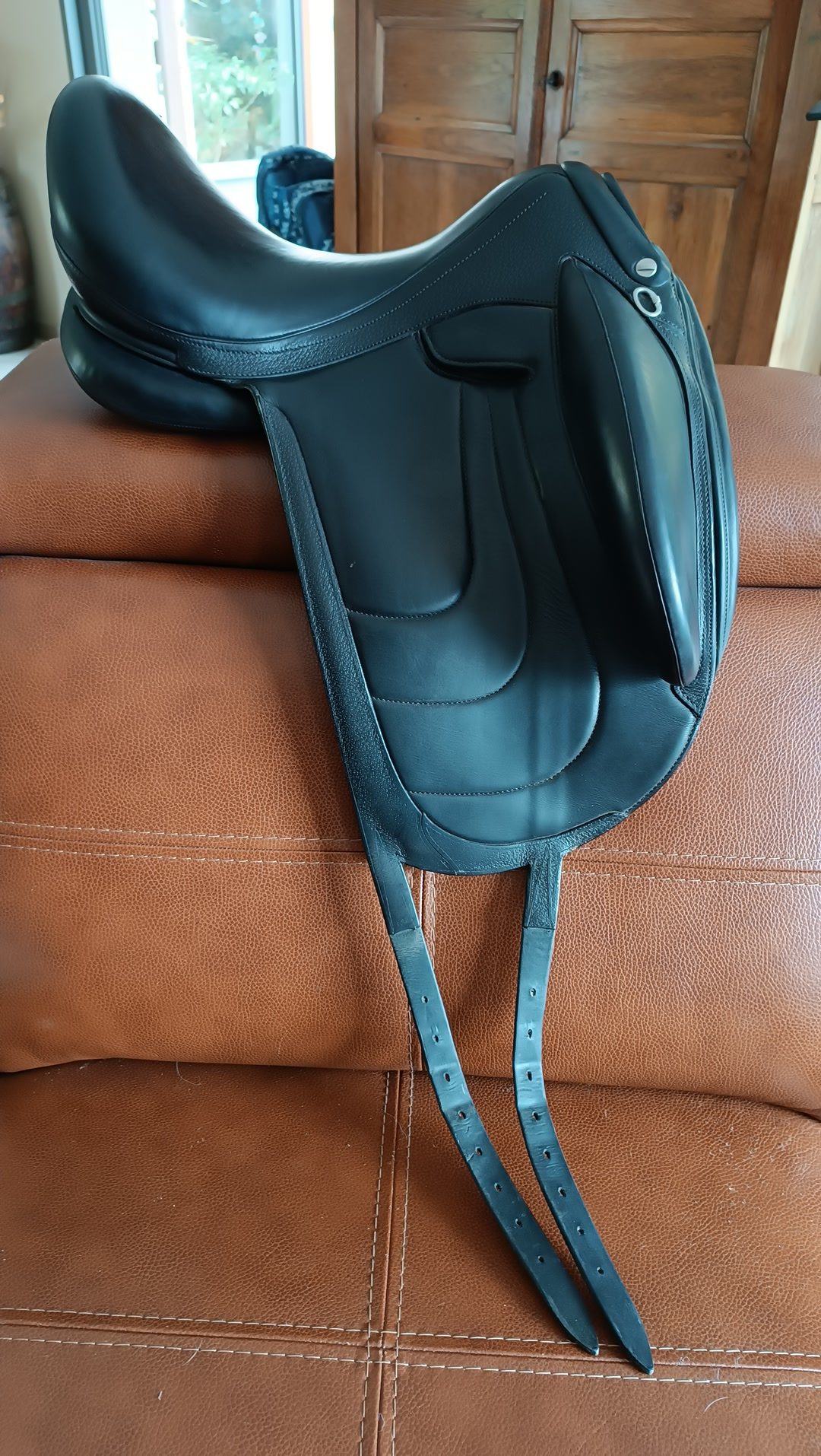 Selle Devoucoux dressage - Harmonie S - 17.5" - noire, média 5