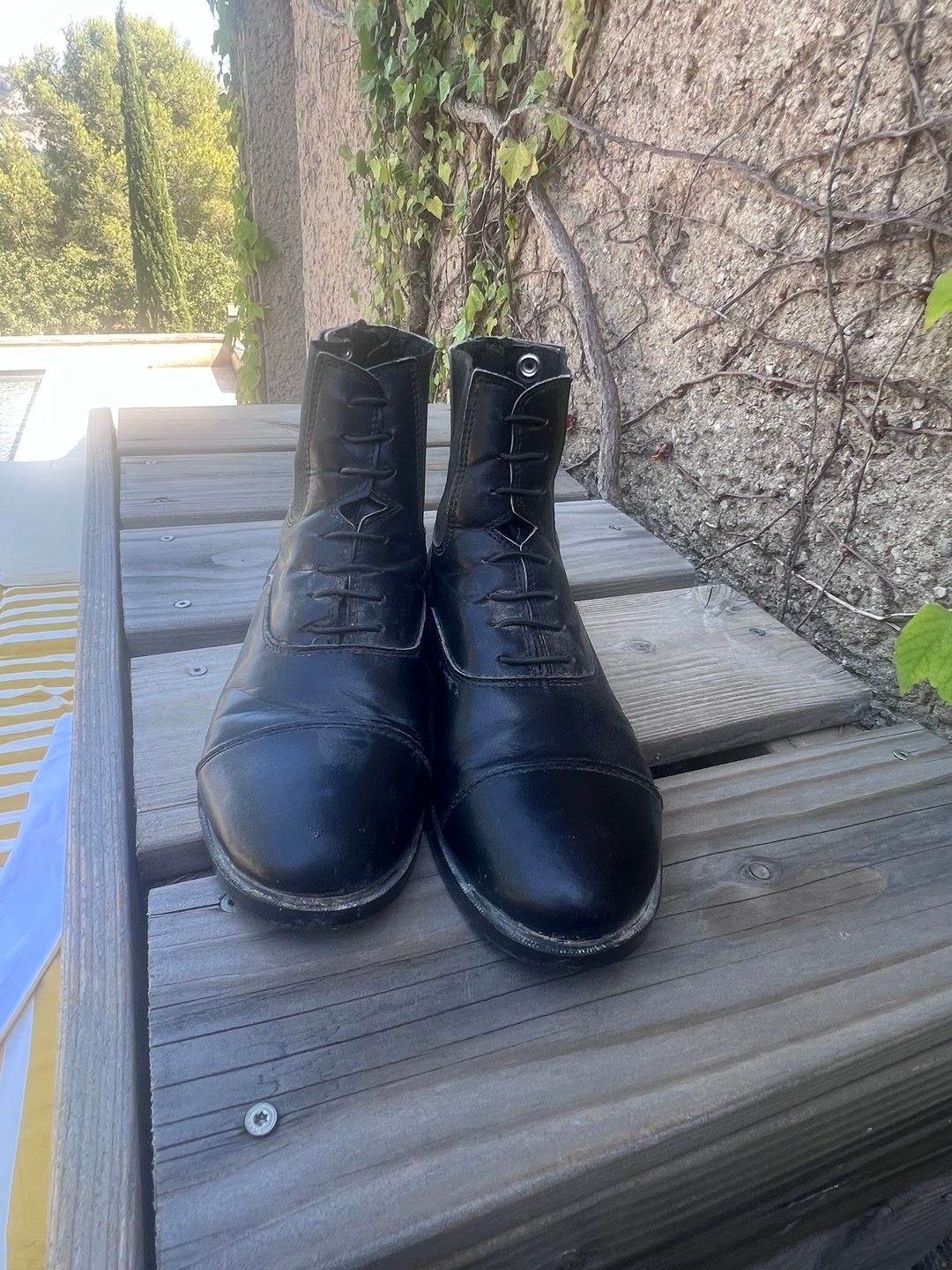 Bottes noir  RW, 38, média 4