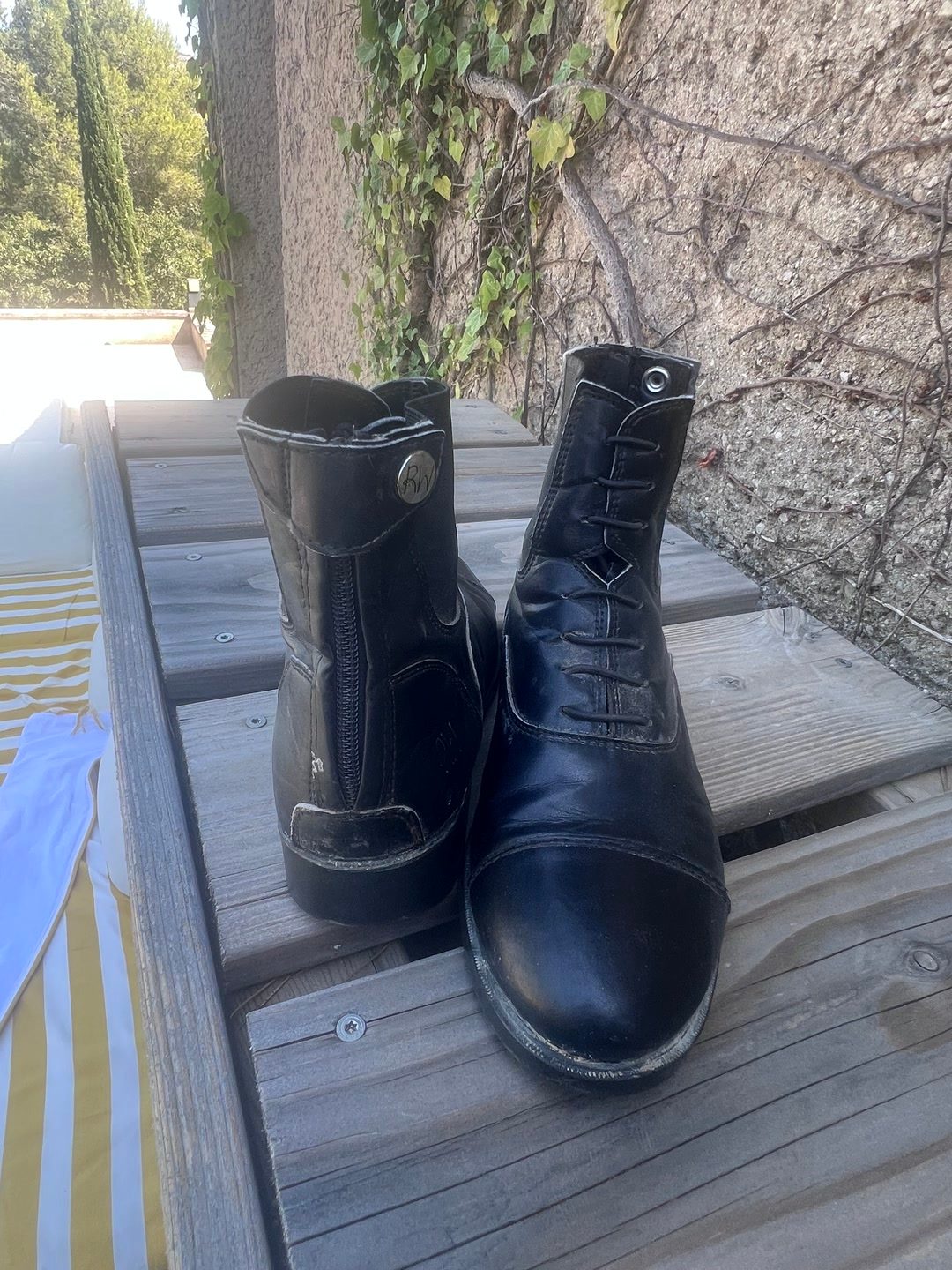Bottes noir  RW, 38, média 5