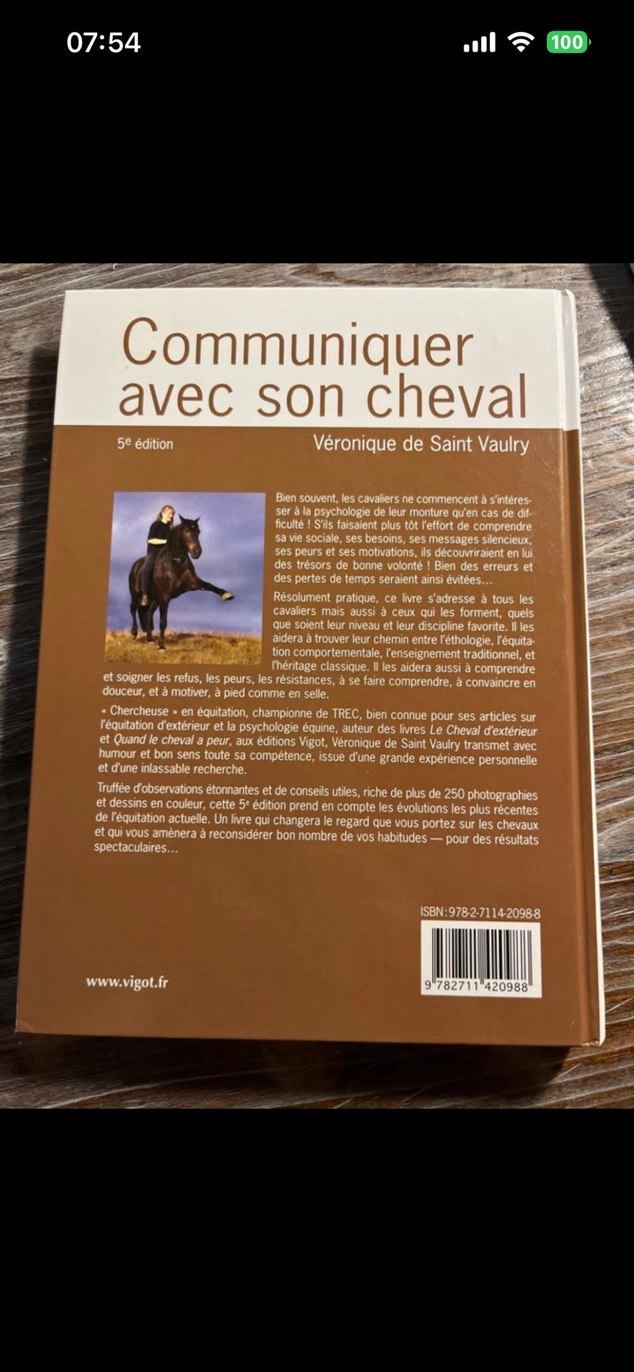 Livre : Communiquer avec son cheval, média 2