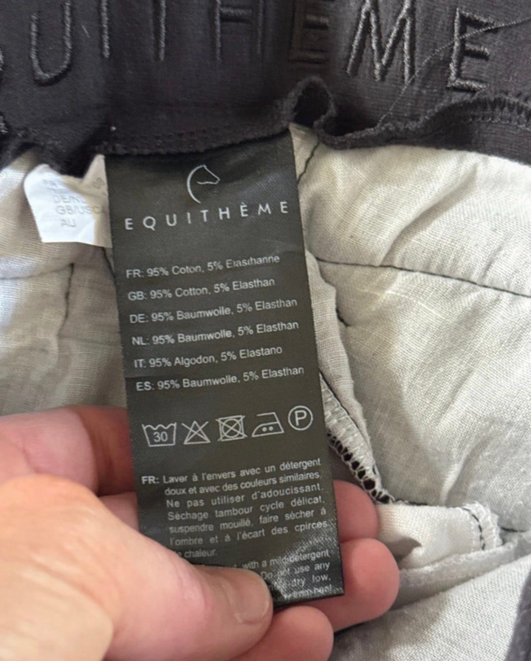 Pantalon équithème 8 ans 128cm, média 4