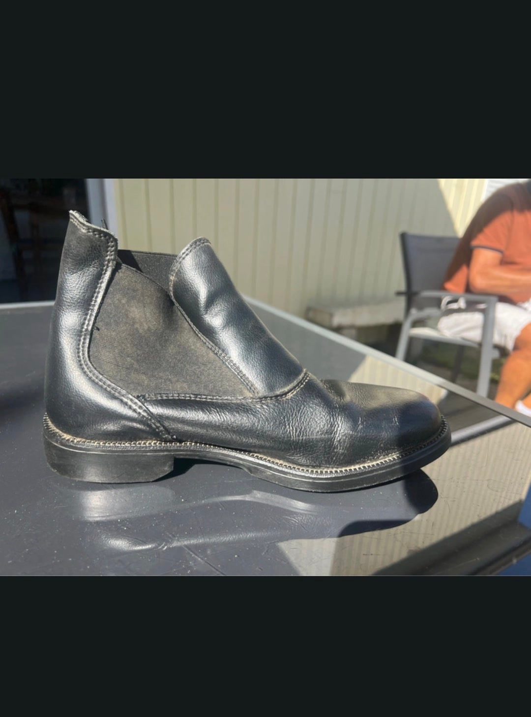 Boots en cuir / taille 38, média 3