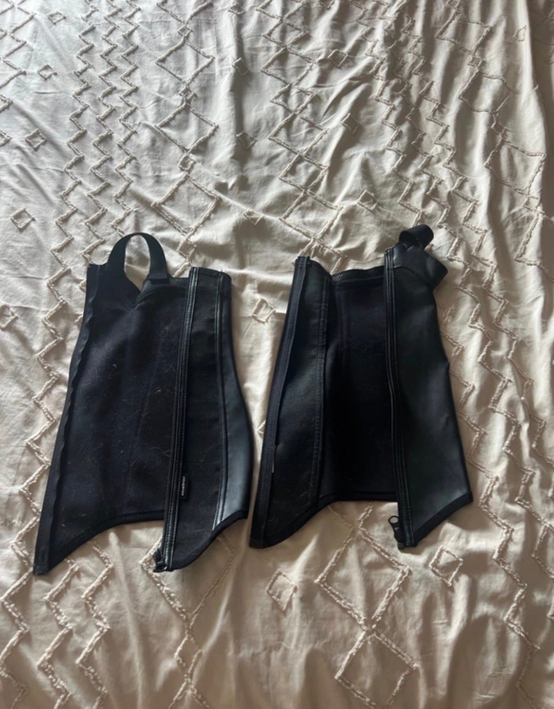 Chaps noir en cuir taille M, média 2