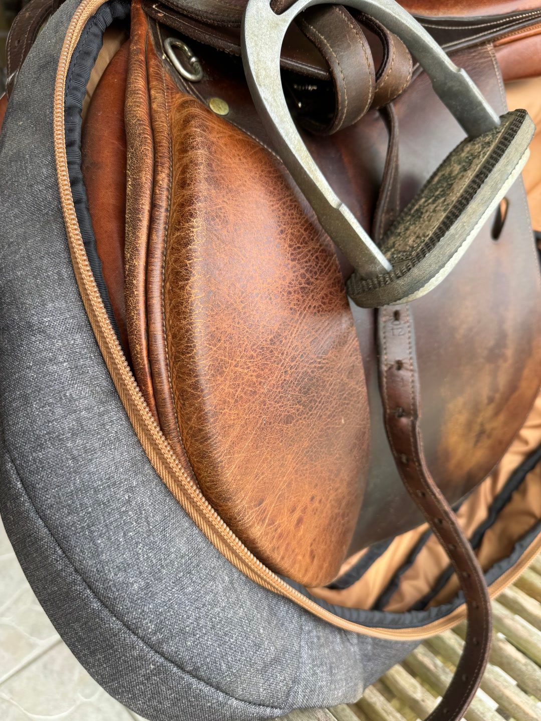 Selle belloir saumur 17,5 pouces, média 9