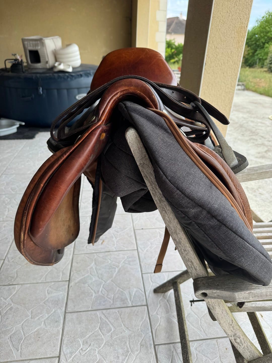 Selle belloir saumur 17,5 pouces, média 7