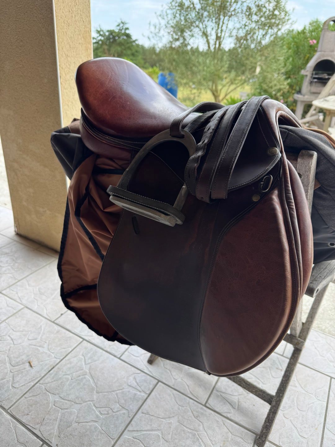 Selle belloir saumur 17,5 pouces, média 8