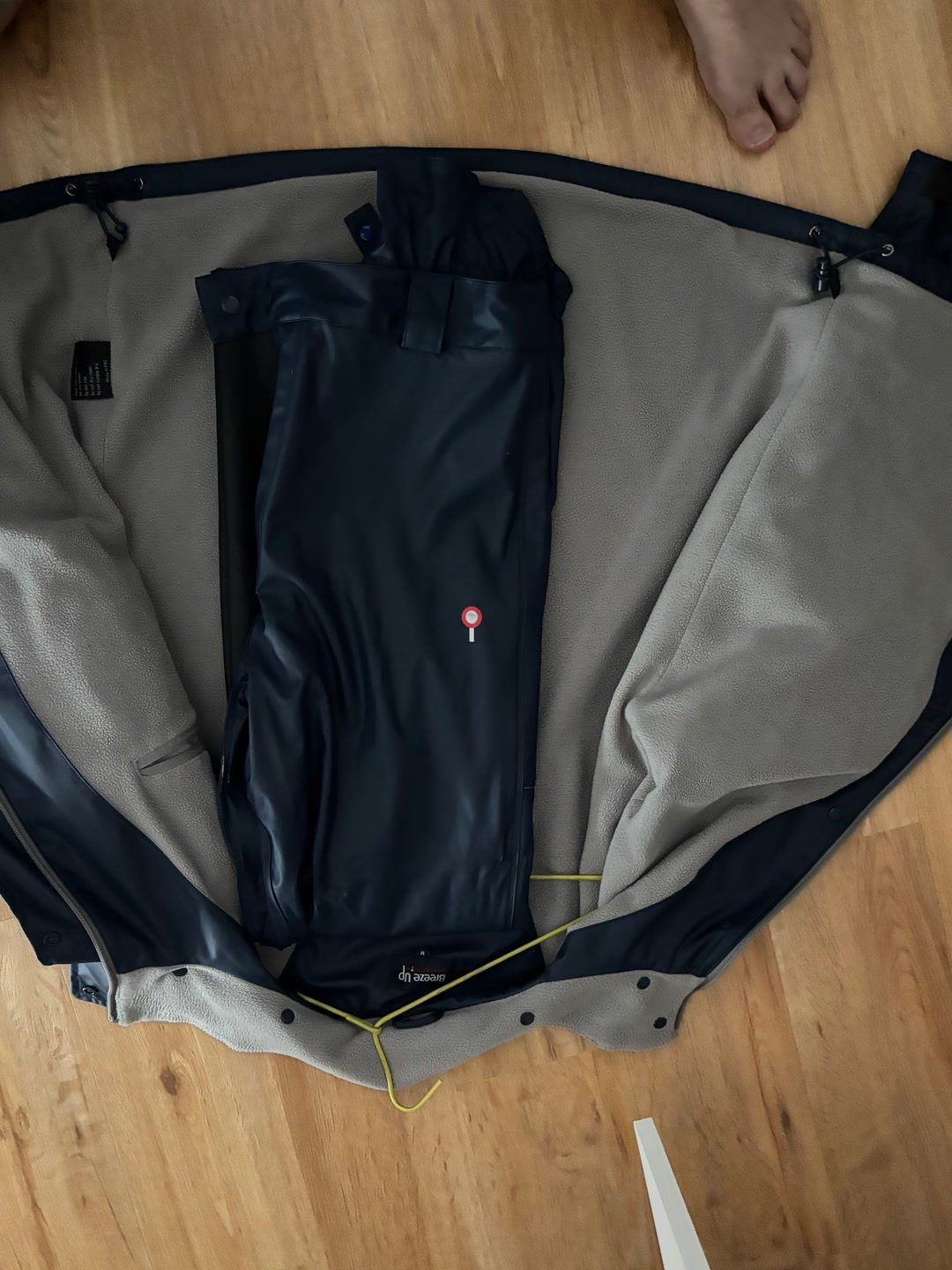 Ensemble pantalon et blouson de pluie imperméable 100%, média 5