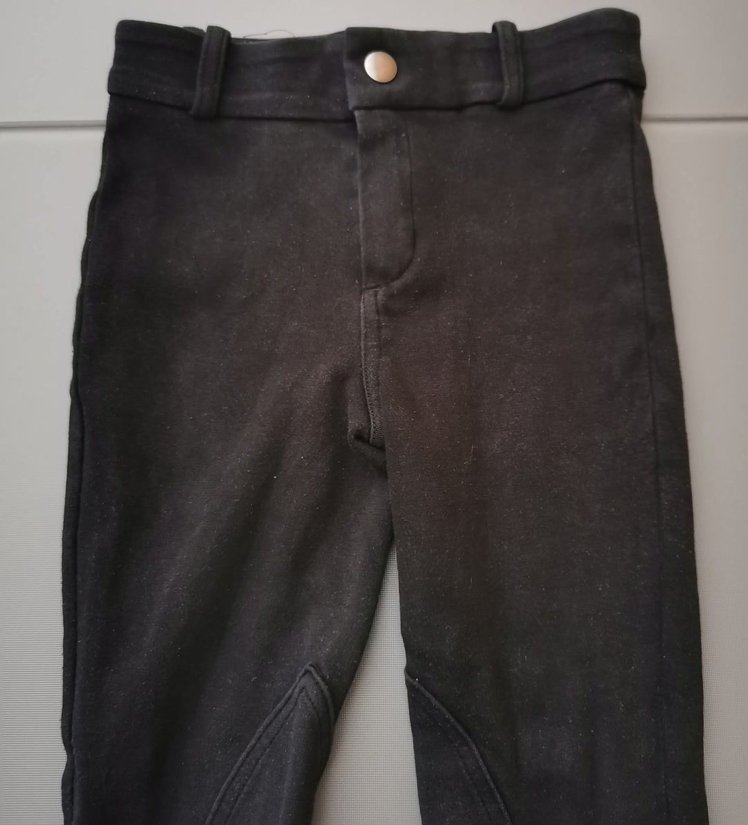 Pantalon d'équitation noir 6 ans fille fouganza, média 3