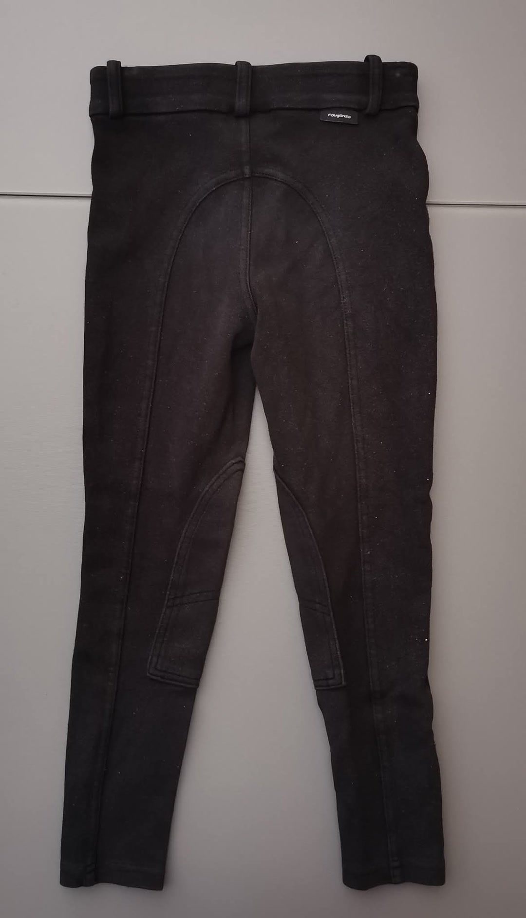 Pantalon d'équitation noir 6 ans fille fouganza, média 5