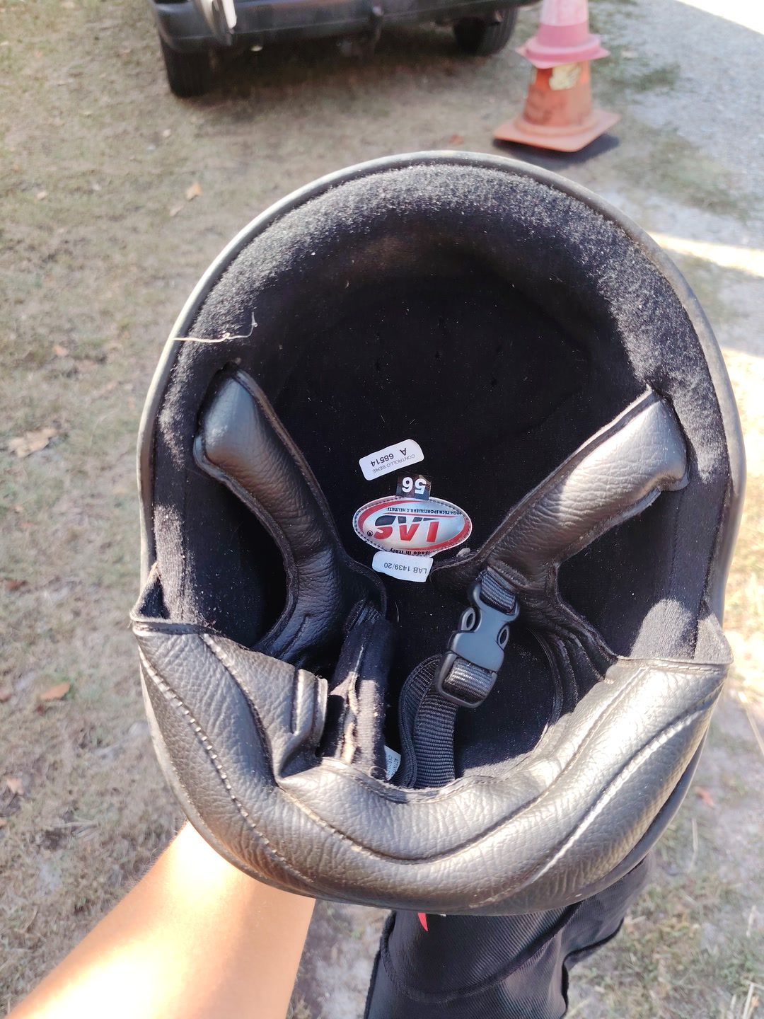 Casque cross, média 4