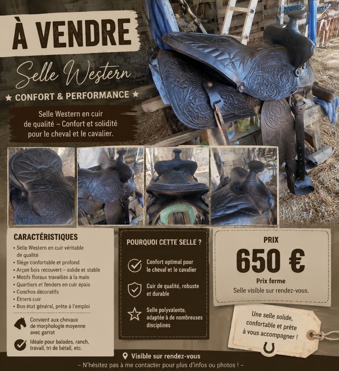 Selle western, média 7