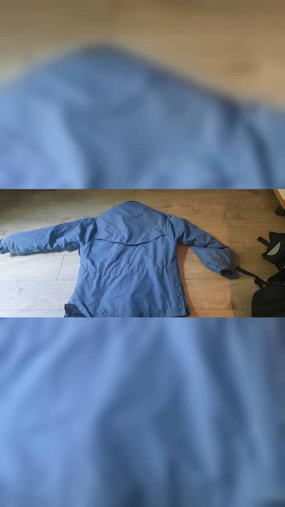 Manteau bleu denim, média 2