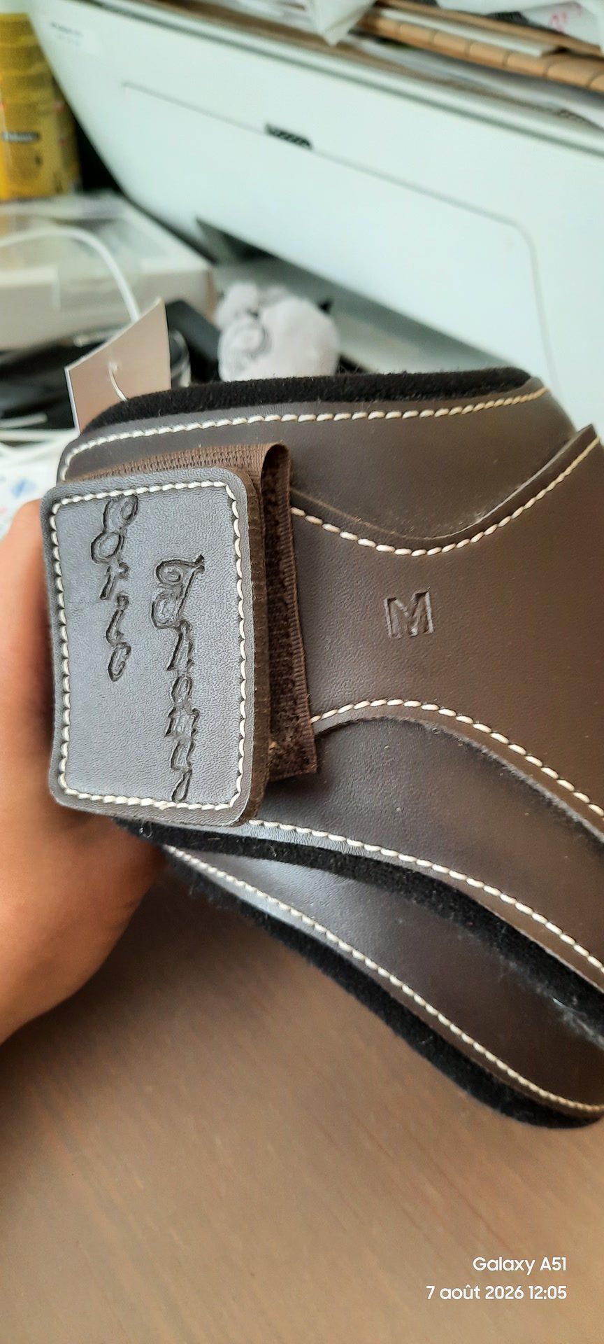Protege Boulet marron, taille M, média 3