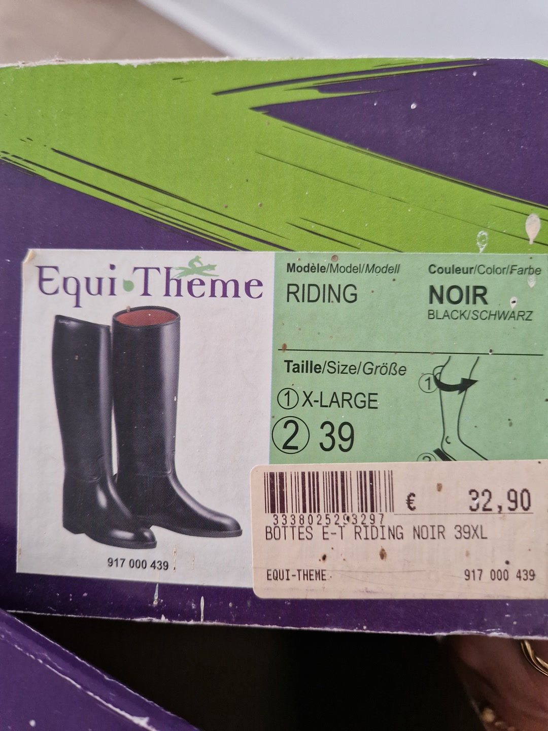 Bottes, média 9