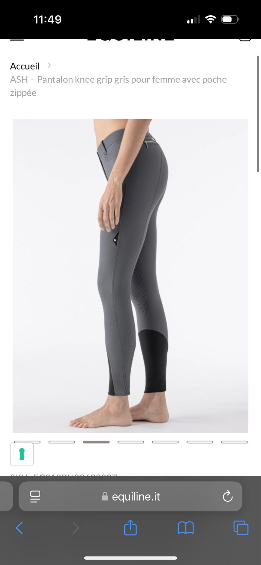 Pantalon equiline, média 2