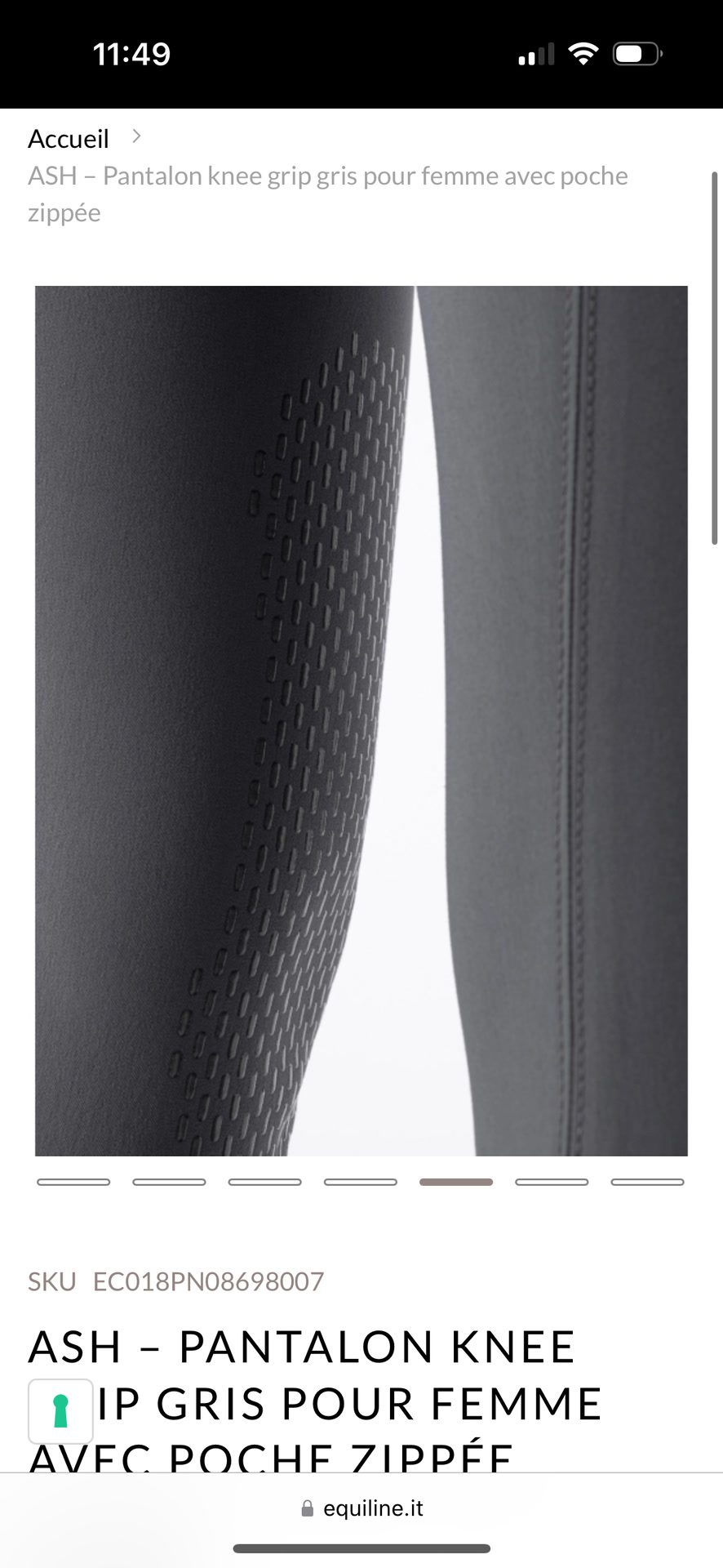 Pantalon equiline, média 3