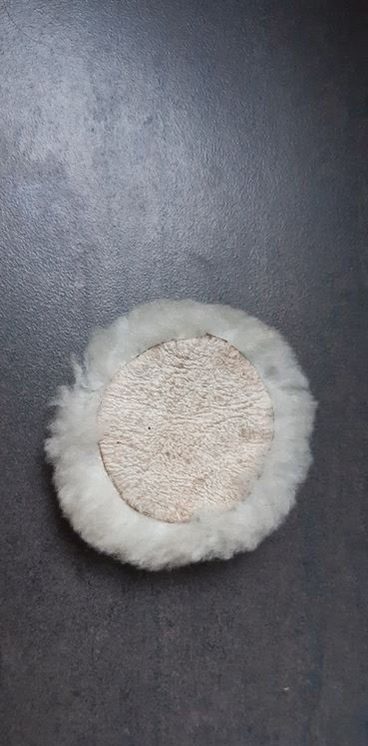 Protection de muserolle/ muselière / pad bleu clair en très bon état, média 2