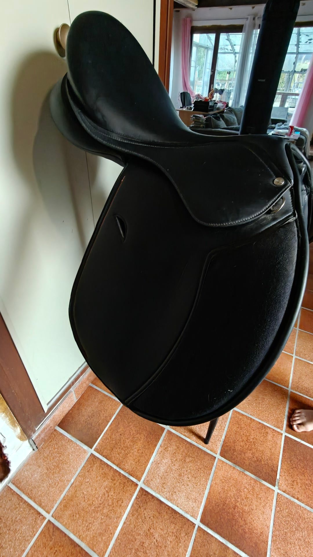 Selle mixte Synthia 17,5", média 7