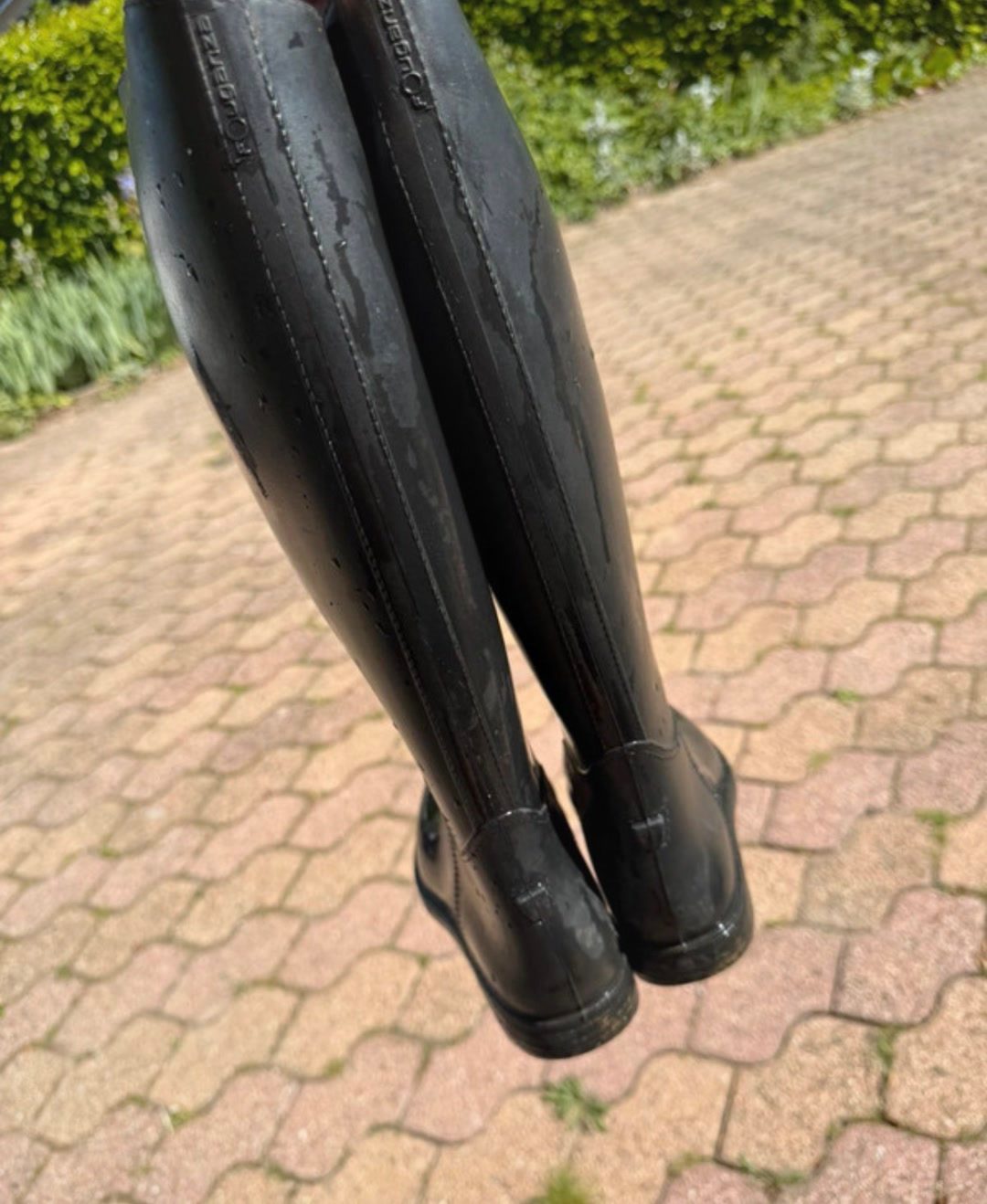 Bottes en caoutchouc équitation noir 37, média 5